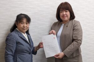 クボタショックから20年、神戸で伊藤孝江参院議員に陳情