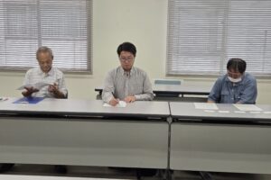労災調査当初から「石綿労災認定事業場名公表」に関する説明を、監督署が会社に行った問題などについて、千葉労働局と交渉